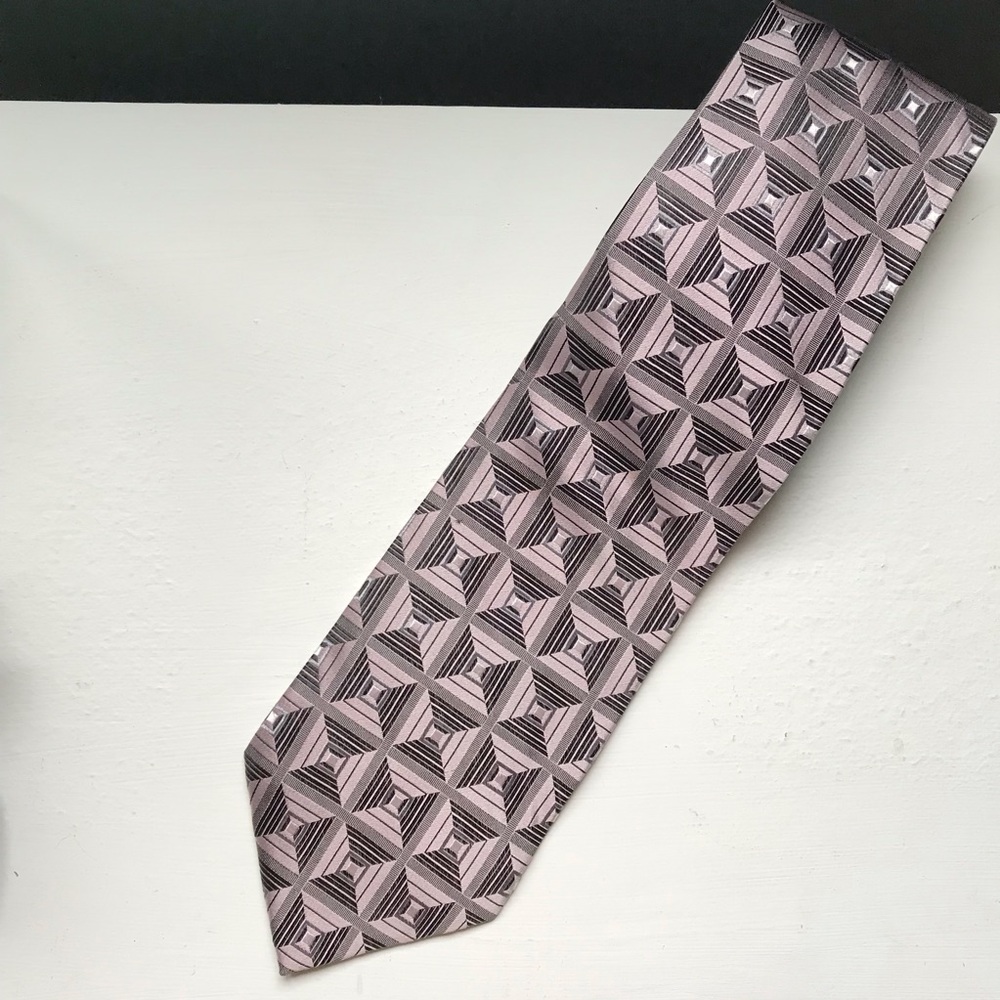 Vintage Screenplay By Martin Wong Multicolor Tie Retro Necktie Handmade